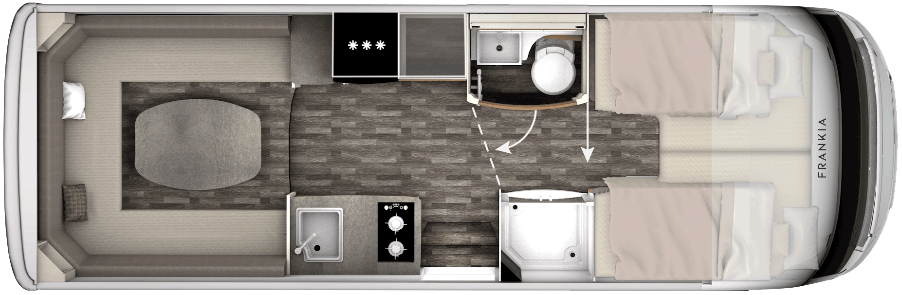 FRANKIA F-Line I 740 PLUS – Grundriss FRANKIA F-Line I 740 PLUS – Grundriss