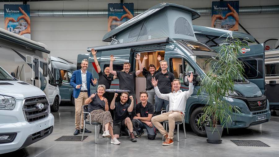 FRANKIA in Belgien – Vanomobil: Showroom Hoogstraten