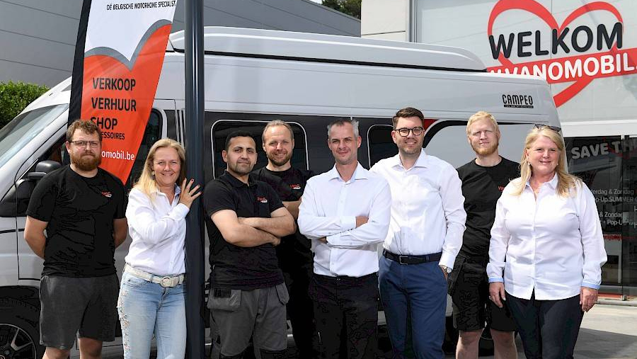 FRANKIA in Belgien – Vanomobil: Showroom Aarschot