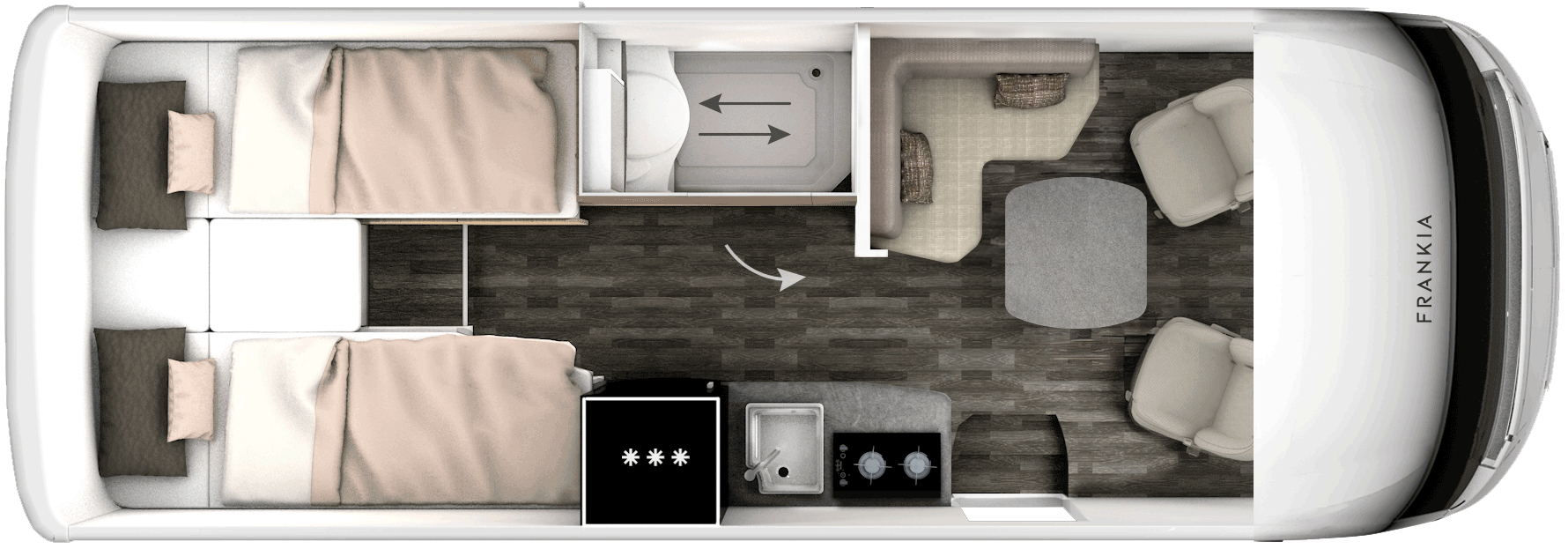 FRANKIA NEO Liner 7.0 L – Grundriss