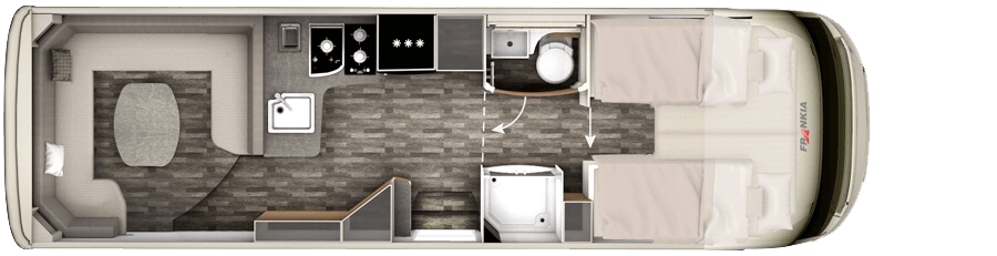FRANKIA I 8400 PLUS PLATIN – Grundriss FRANKIA I 8400 PLUS PLATIN – Grundriss