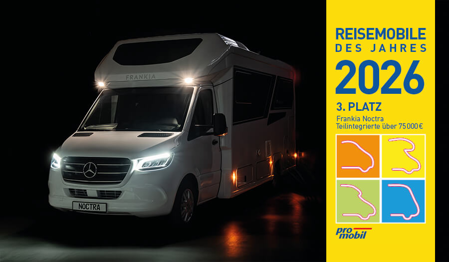 FRANKIA NOCTRA bei der Wahl zum „Reisemobil des Jahres 2026“ ausgezeichnet!  