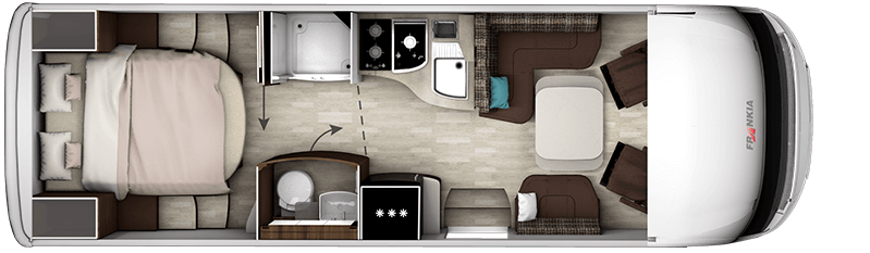 FRANKIA TITAN Integriert – Grundriss i790 QD FRANKIA I 790 QD TITAN – Grundriss