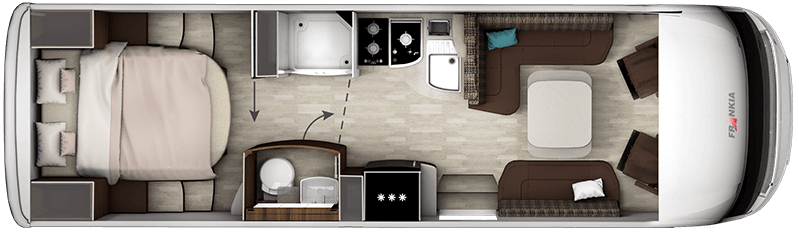 FRANKIA TITAN Integriert – Grundriss i840 QD FRANKIA I 840 QD TITAN – Grundriss