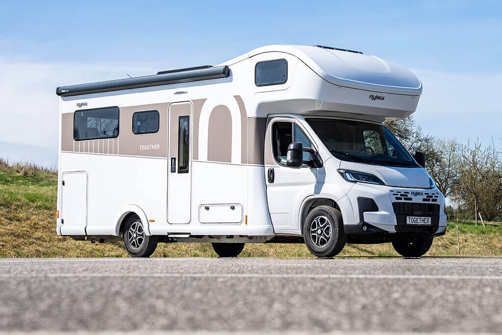 FRANKIA Edition TOGETHER overcab motorhome – Exterior View FRANKIA Edition TOGETHER overcab motorhome – Exterior View
