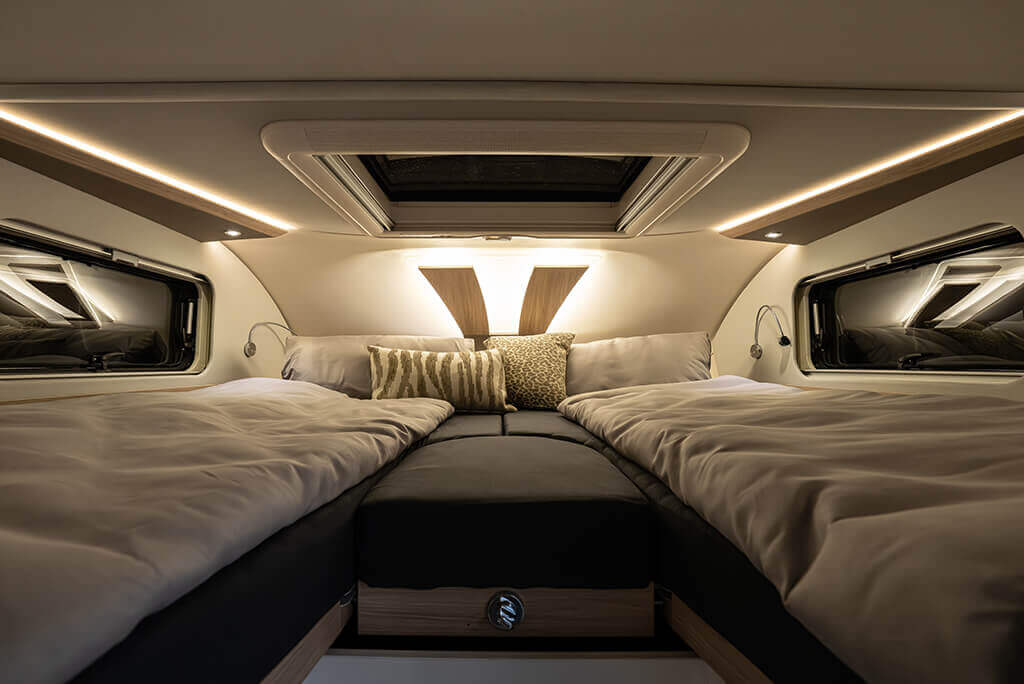 FRANKIA Edition TOGETHER – Overcab Bed FRANKIA TOGETHER – Bed in the Overcab
